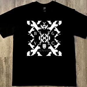 BGVC Denver - 'Tiger Symmetry' Artist Original Cotton, Black, Unisex Large